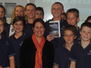 Author Liz Lantigua visits our middle school classes