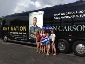 Ben Carson's summer book tour